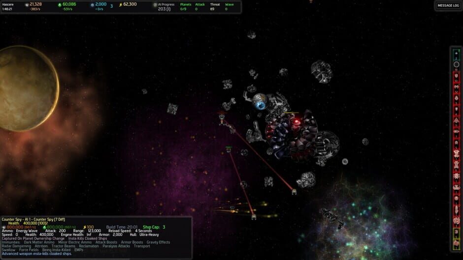 Screenshot from AI War: Fleet Command