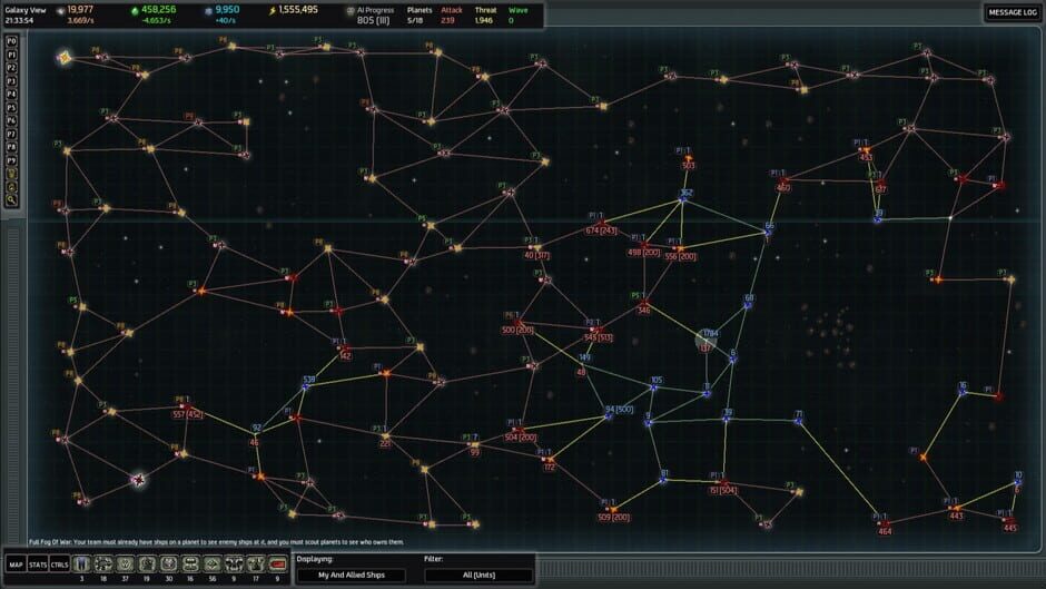 Screenshot from AI War: Fleet Command