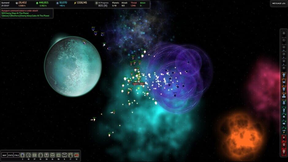 Screenshot from AI War: Fleet Command