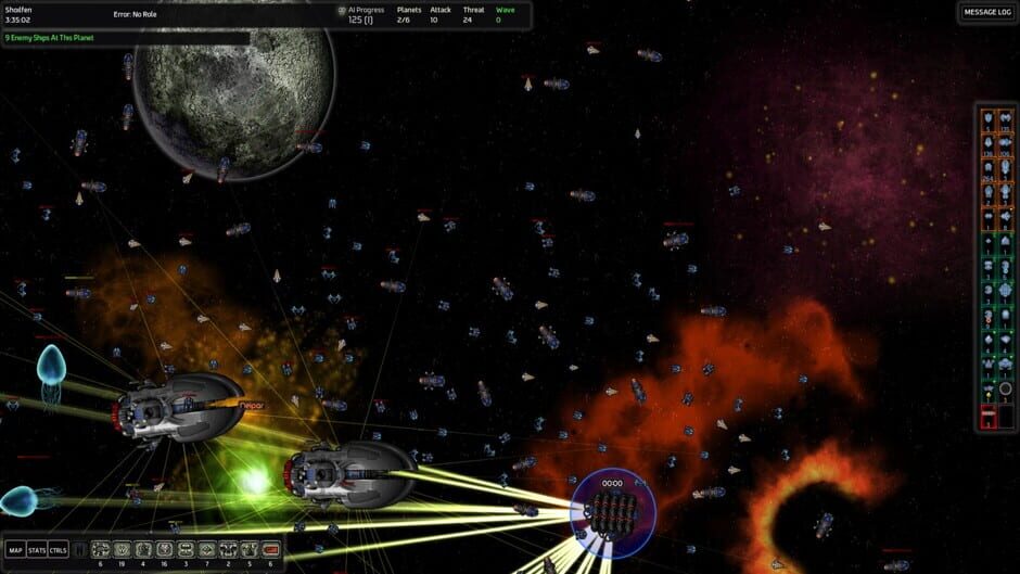 Screenshot from AI War: Fleet Command
