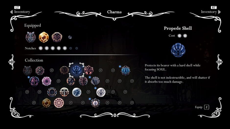 Screenshot from Hollow Knight