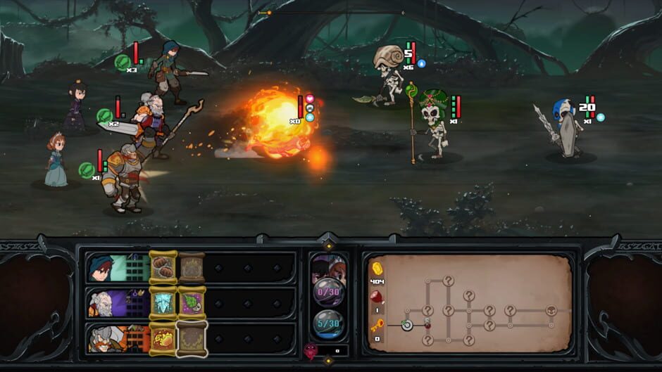 Screenshot from Has-Been Heroes