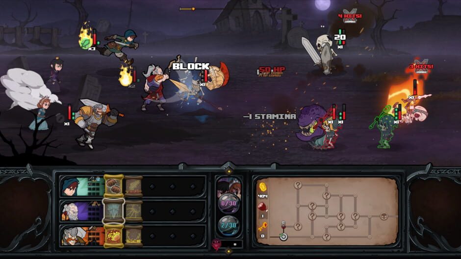 Screenshot from Has-Been Heroes