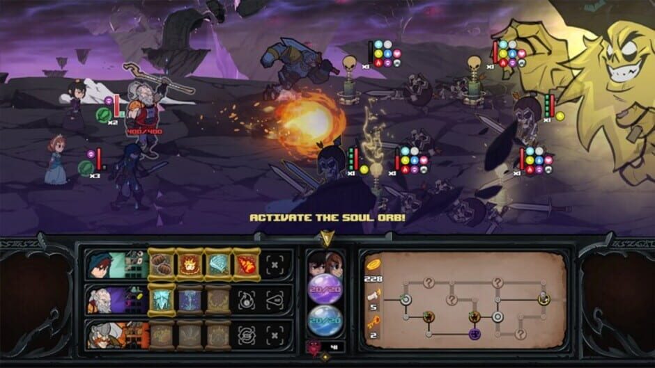 Screenshot from Has-Been Heroes