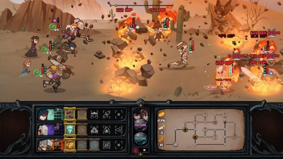 Screenshot from Has-Been Heroes