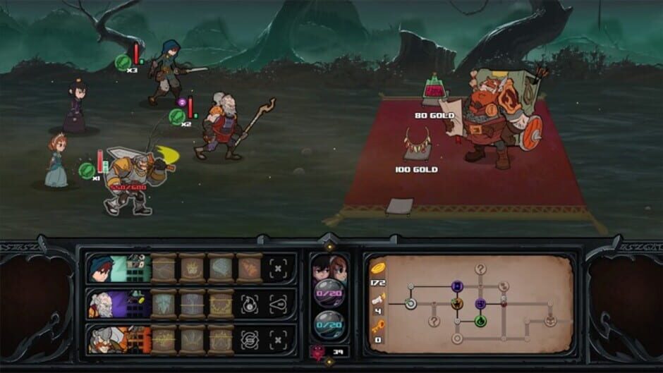 Screenshot from Has-Been Heroes