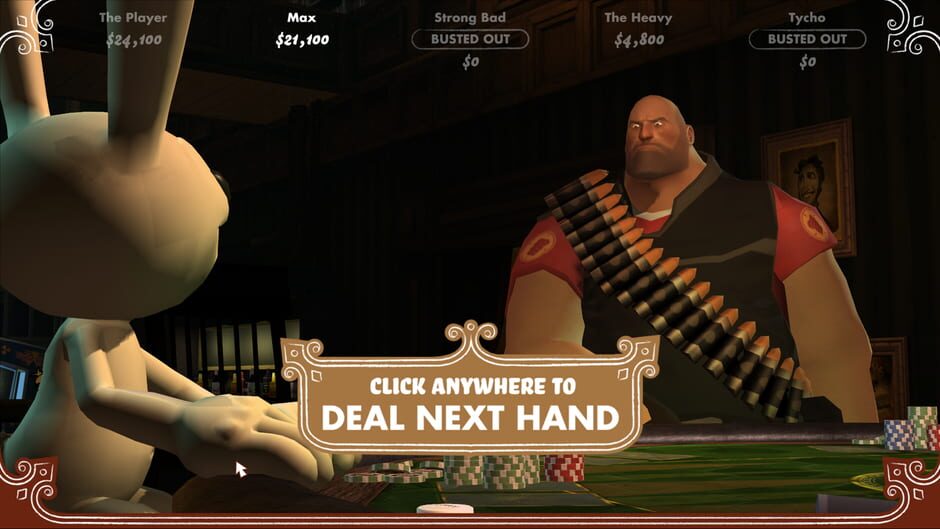Screenshot from Poker Night at the Inventory