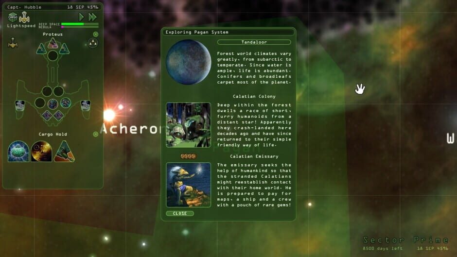 Screenshot from Weird Worlds: Return to Infinite Space