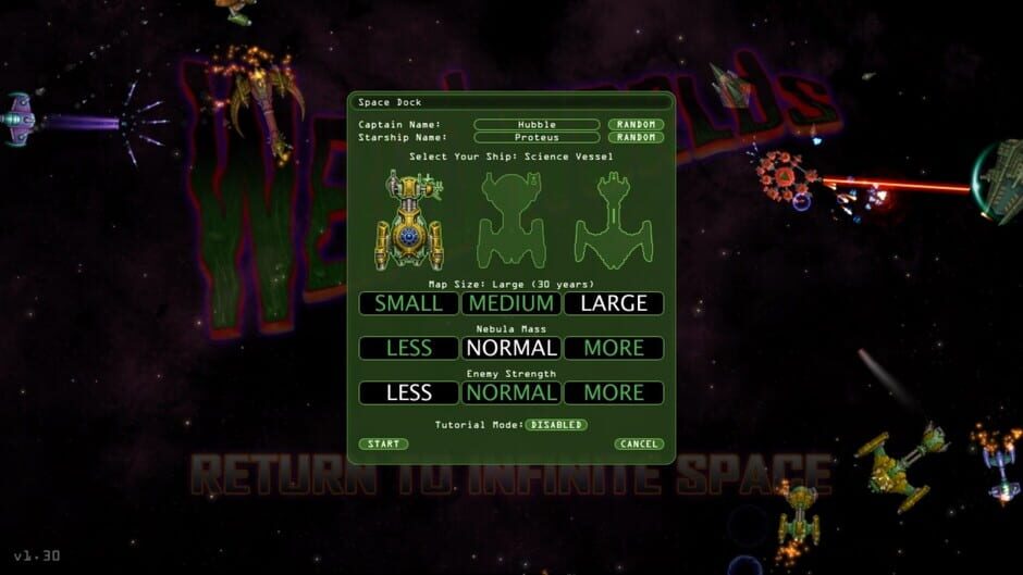 Screenshot from Weird Worlds: Return to Infinite Space