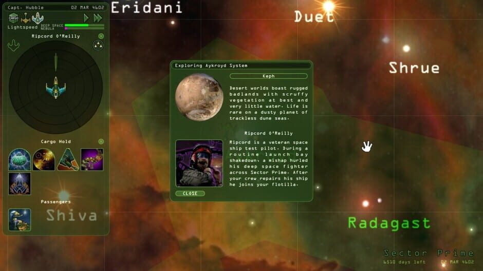 Screenshot from Weird Worlds: Return to Infinite Space