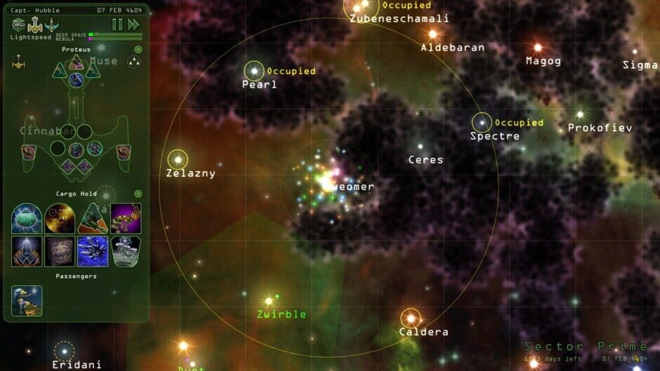 Screenshot from Weird Worlds: Return to Infinite Space
