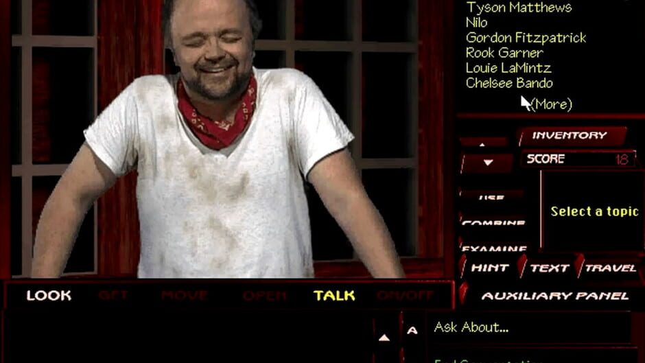 Screenshot from Tex Murphy: The Pandora Directive