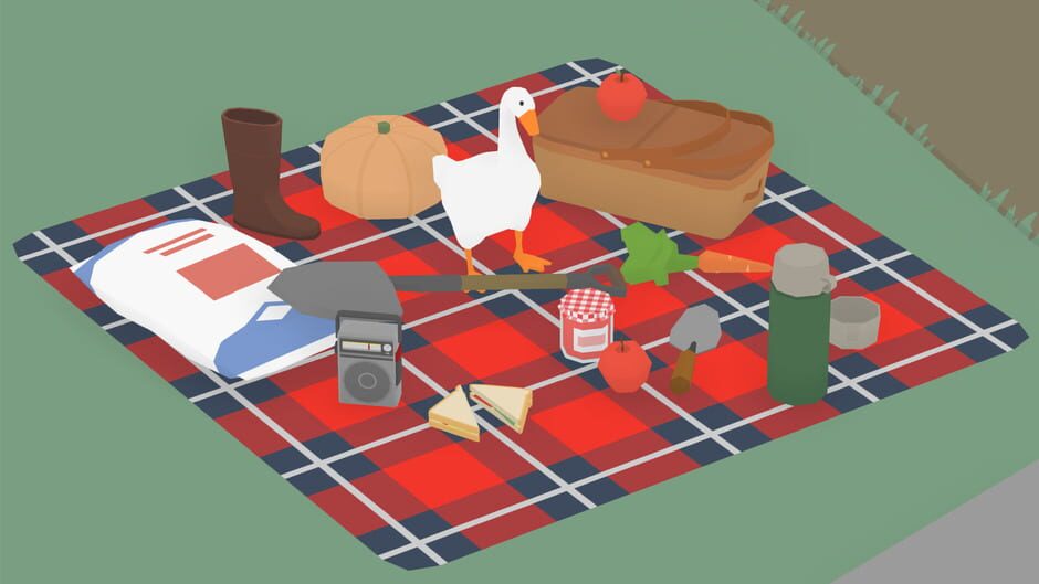 Screenshot from Untitled Goose Game