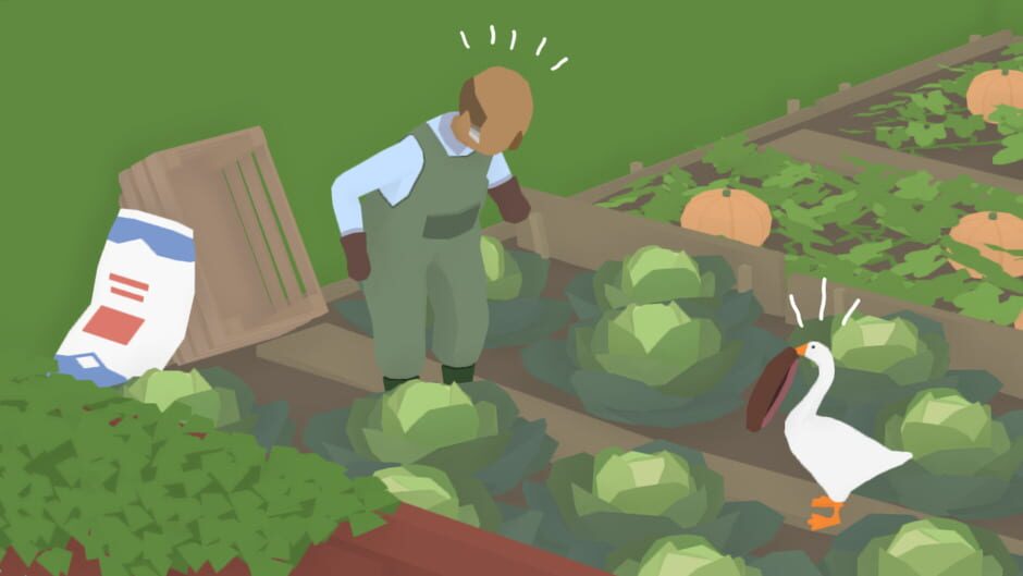 Screenshot from Untitled Goose Game