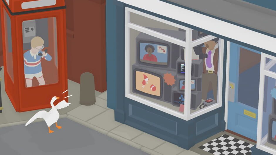 Screenshot from Untitled Goose Game