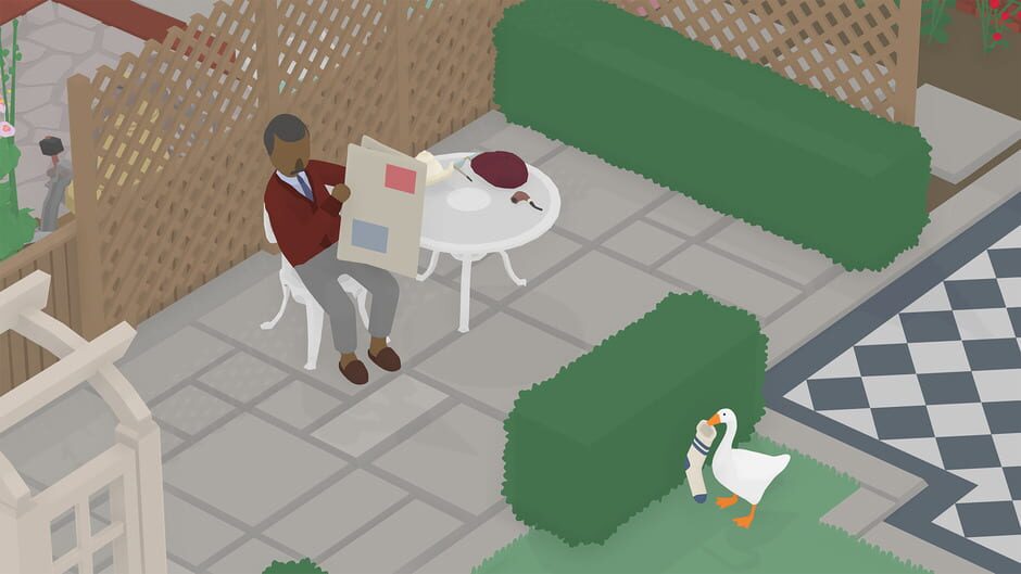 Screenshot from Untitled Goose Game