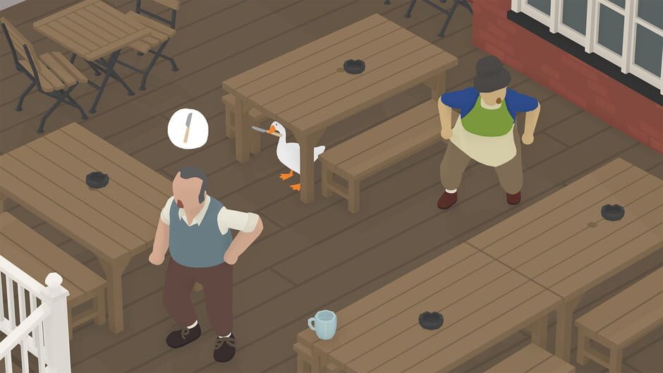 Screenshot from Untitled Goose Game