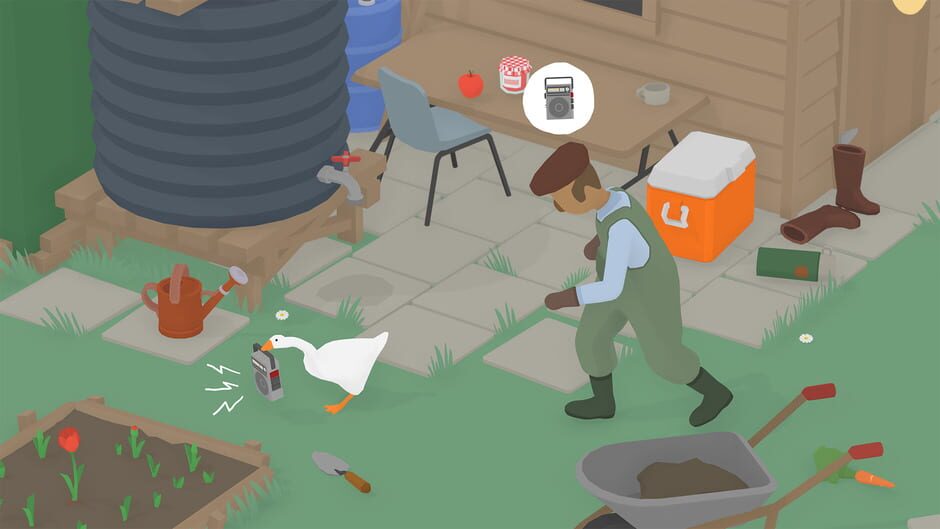 Screenshot from Untitled Goose Game