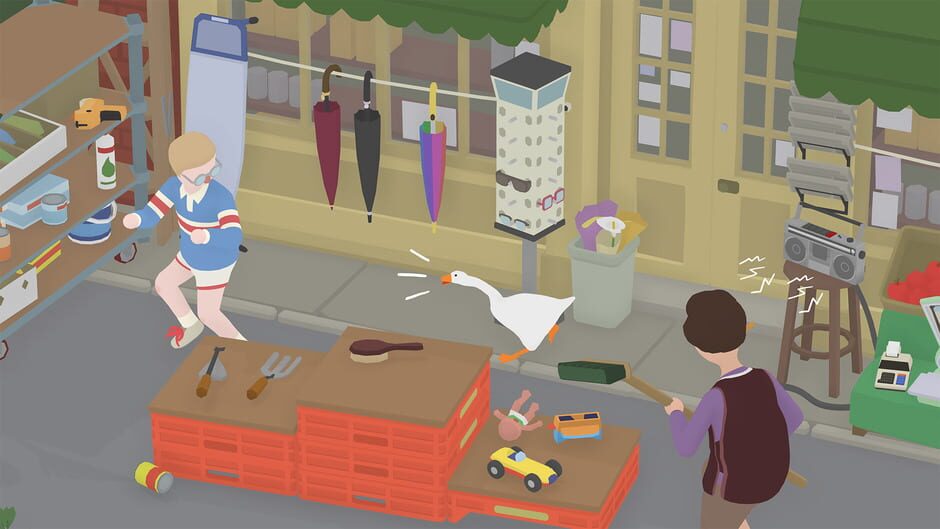 Screenshot from Untitled Goose Game