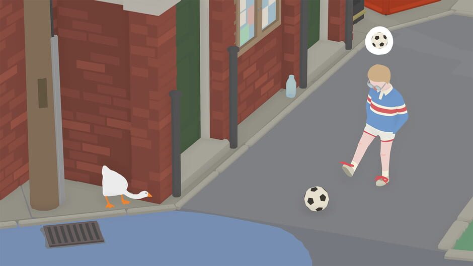 Screenshot from Untitled Goose Game