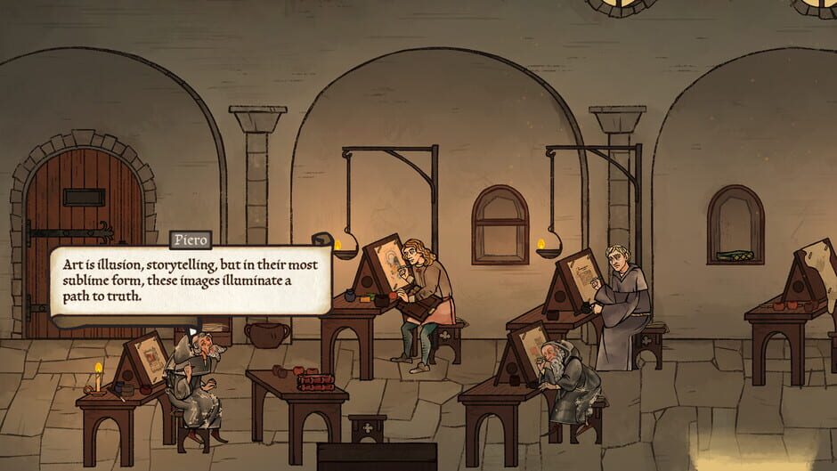 Screenshot from Pentiment