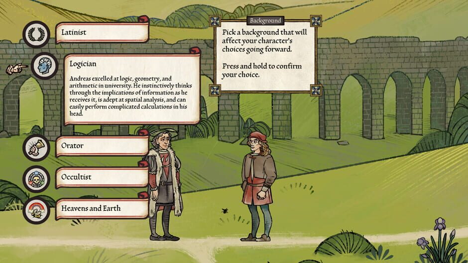 Screenshot from Pentiment