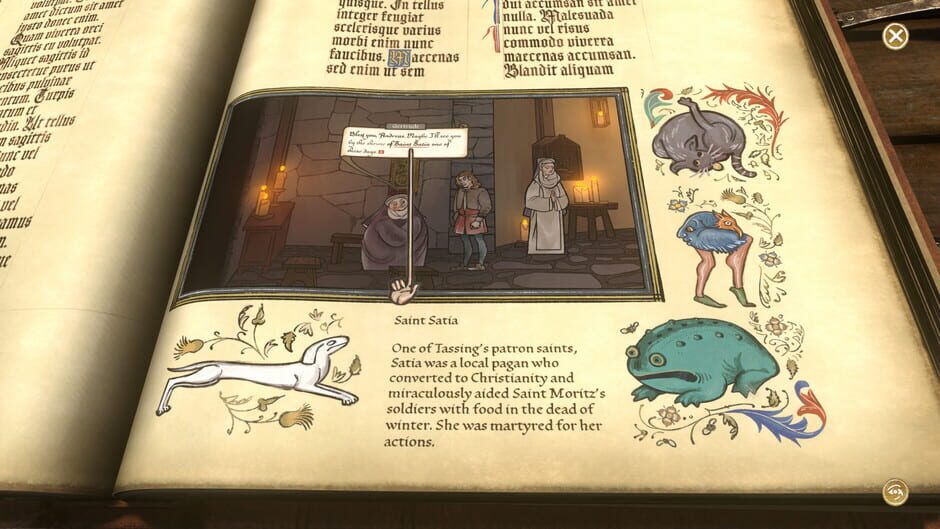 Screenshot from Pentiment