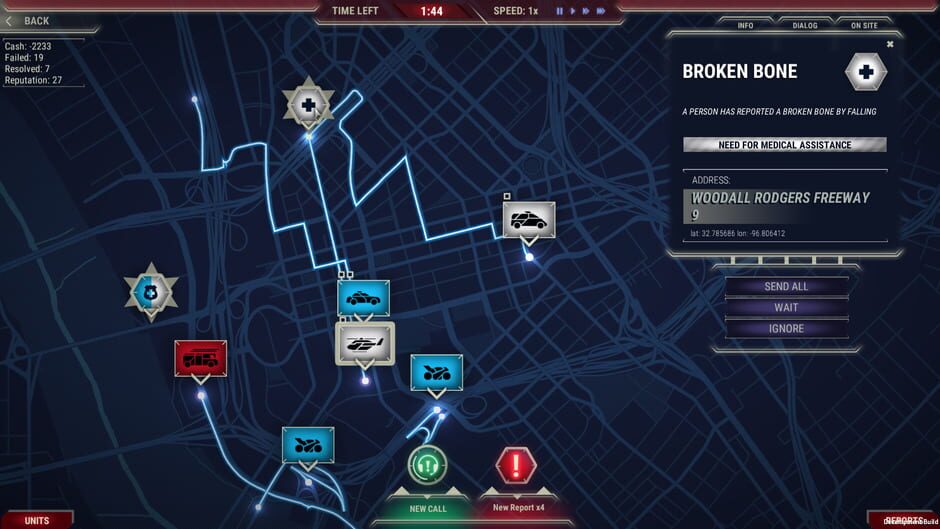 Screenshot from 911 Operator