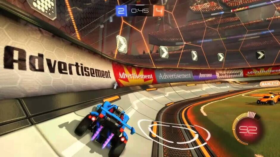 Screenshot from Rocket League