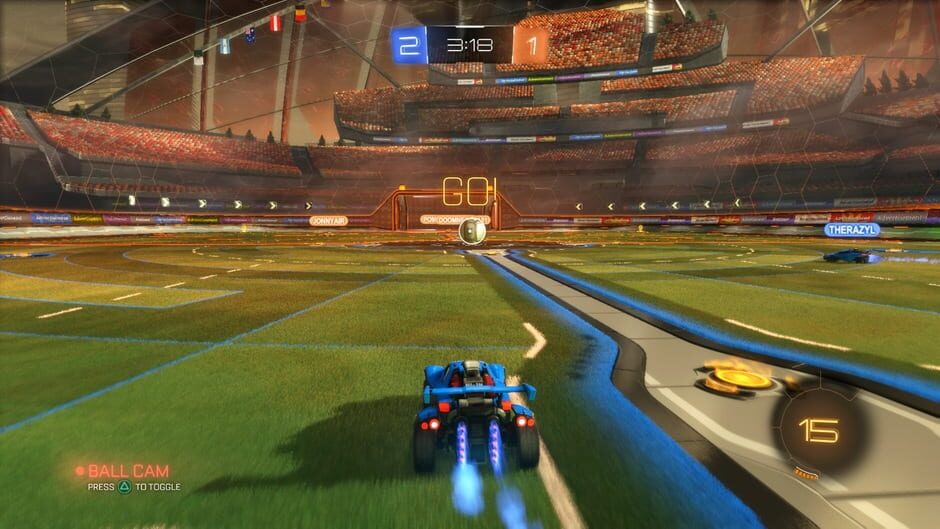 Screenshot from Rocket League
