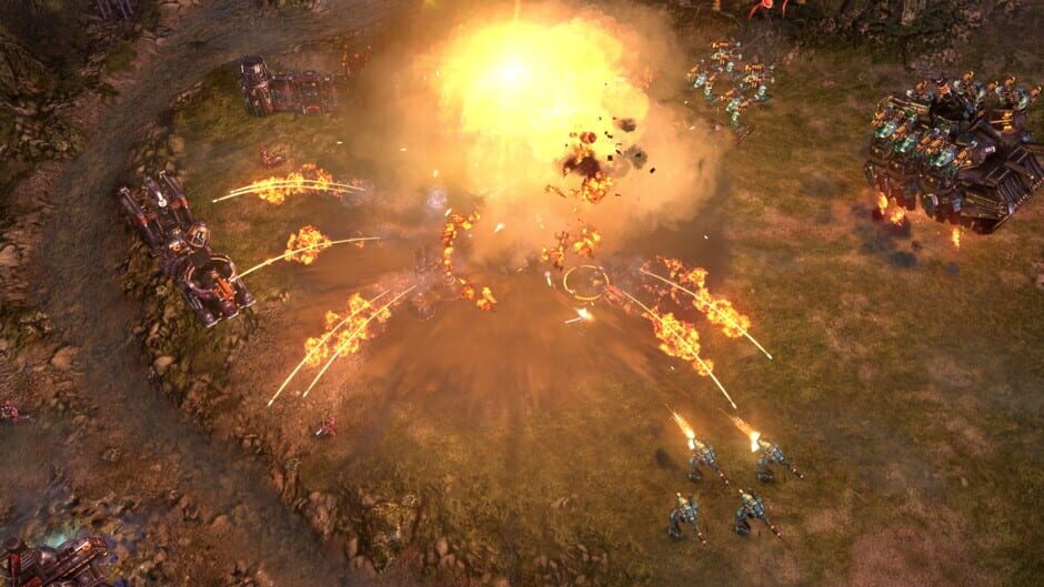 Screenshot from Grey Goo