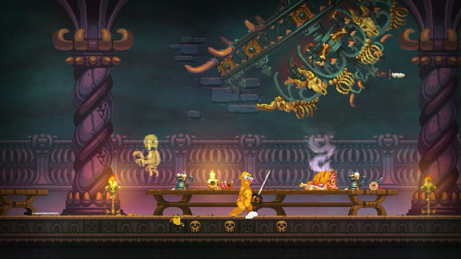 Screenshot from Nidhogg 2