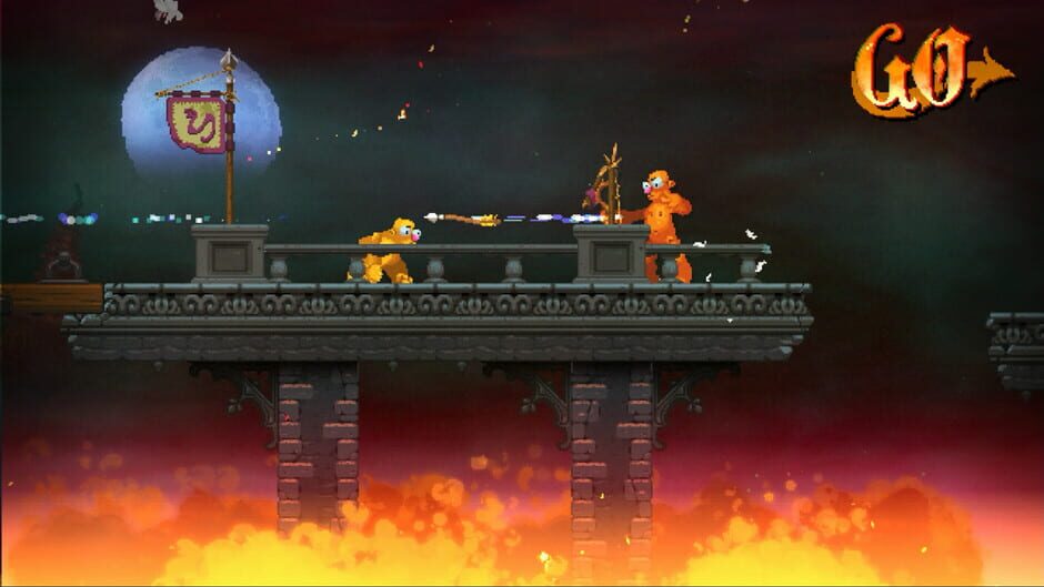 Screenshot from Nidhogg 2