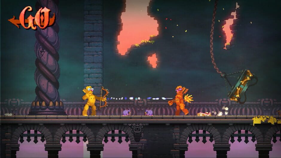 Screenshot from Nidhogg 2