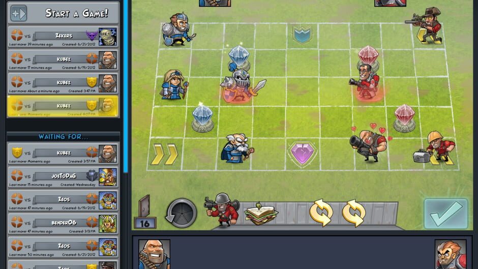 Screenshot from Hero Academy