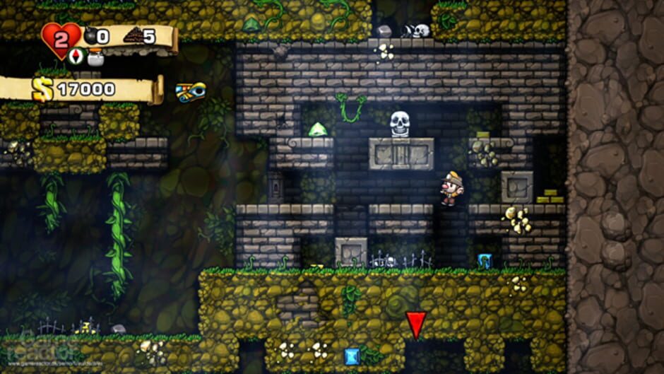 Screenshot from Spelunky