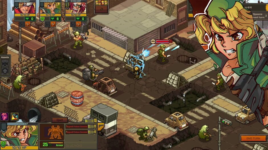 Screenshot from Metal Slug Tactics