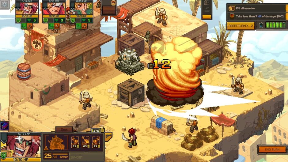 Screenshot from Metal Slug Tactics