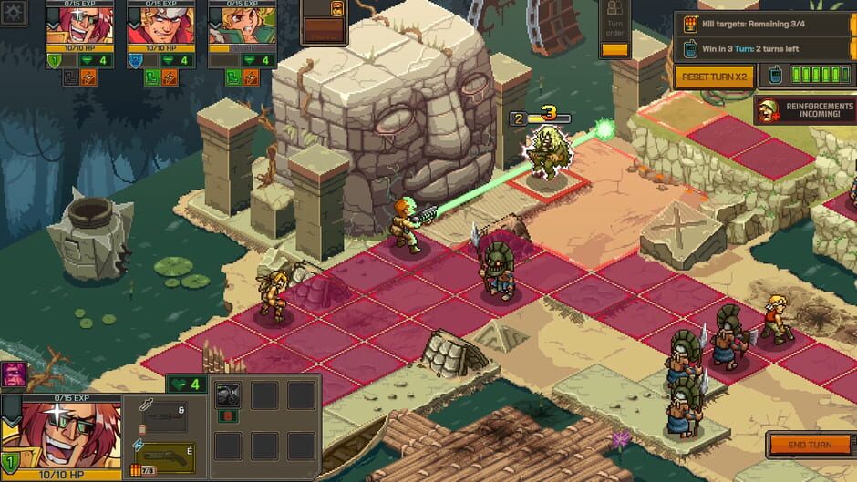 Screenshot from Metal Slug Tactics