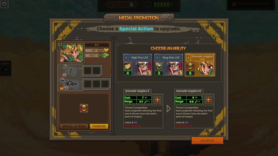 Screenshot from Metal Slug Tactics