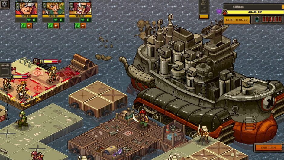 Screenshot from Metal Slug Tactics