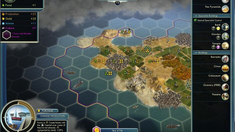 Screenshot from Sid Meier's Civilization V