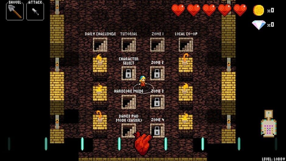 Screenshot from Crypt of the NecroDancer