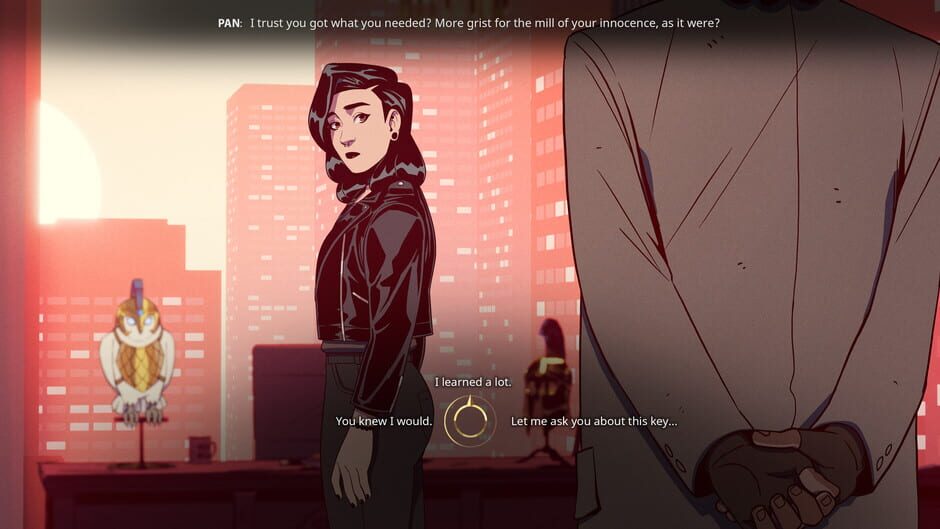 Screenshot from Stray Gods: The Roleplaying Musical