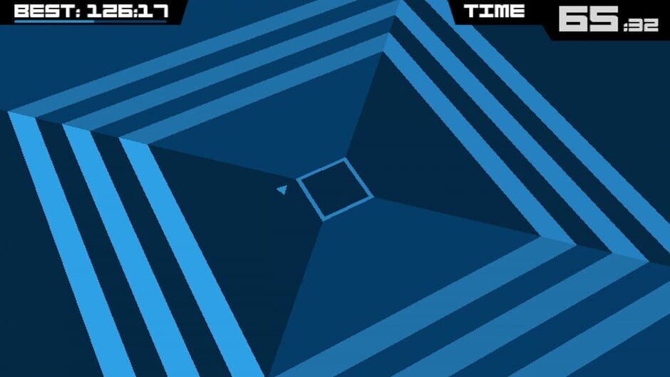 Screenshot from Super Hexagon