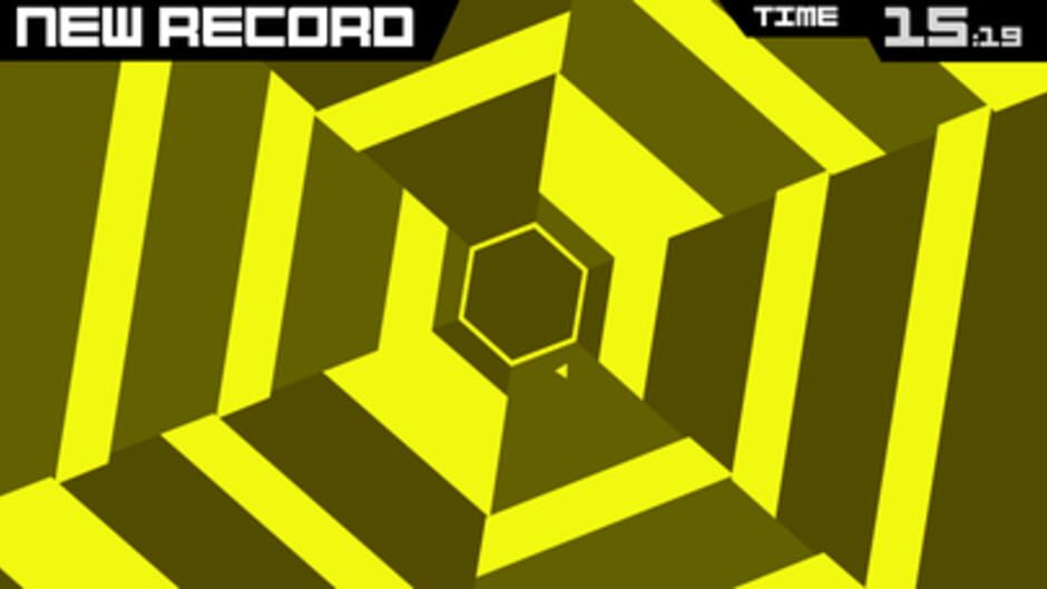 Screenshot from Super Hexagon
