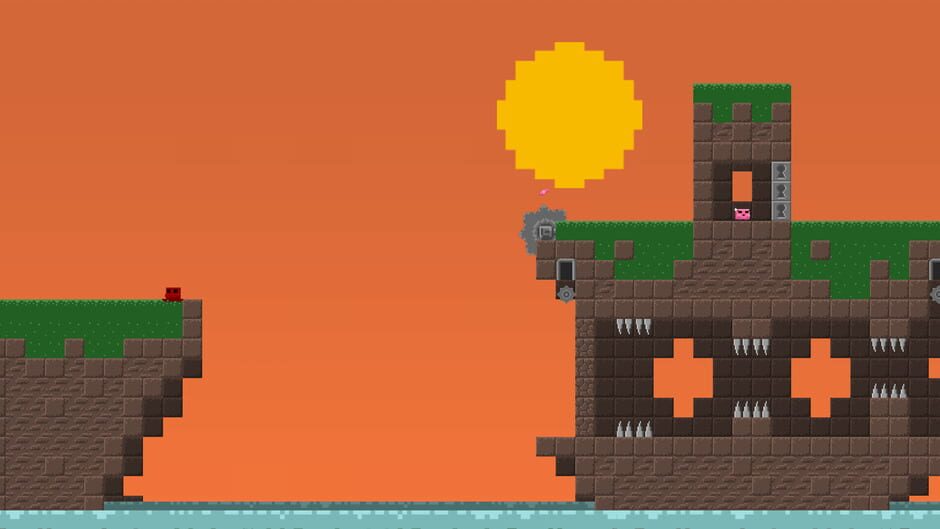Screenshot from Super Meat Boy