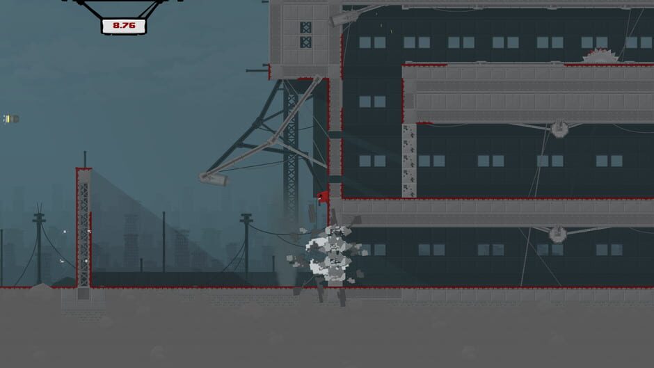 Screenshot from Super Meat Boy