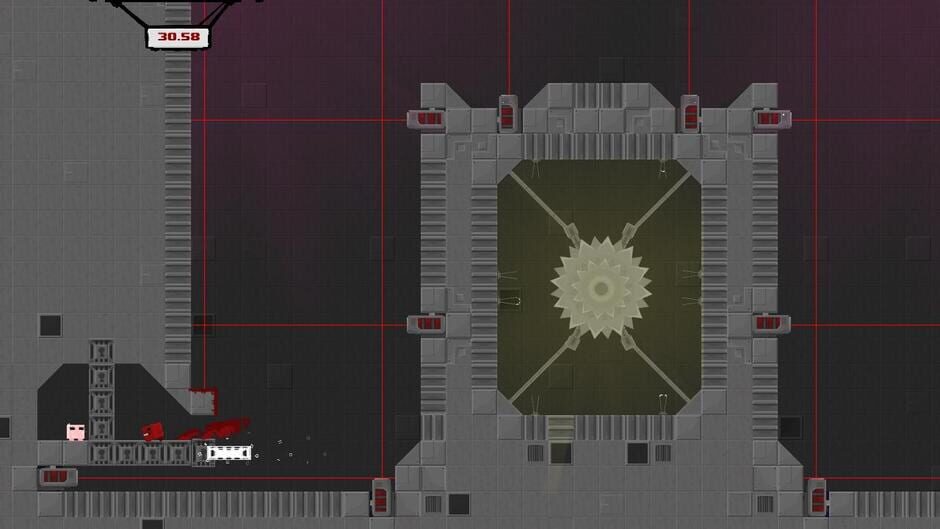 Screenshot from Super Meat Boy