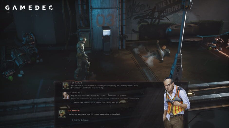 Screenshot from Gamedec